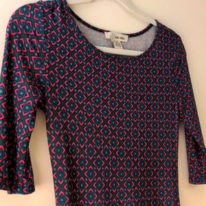 Fitted printed dress